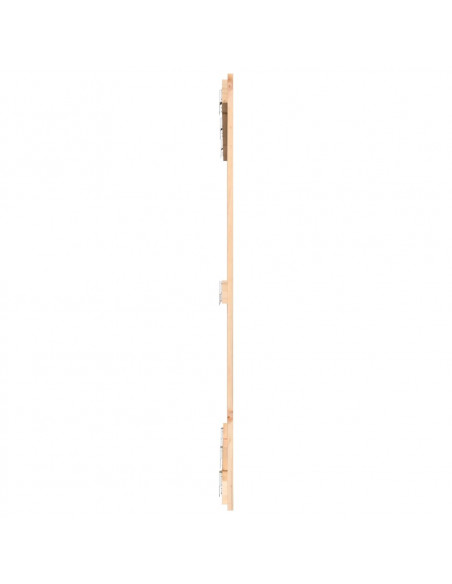 Testiera da Parete 127,5x3x110 cm in Legno Massello di Pino