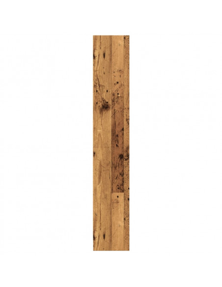 Libreria Legno Antico 60x24x143 cm in Legno Multistrato