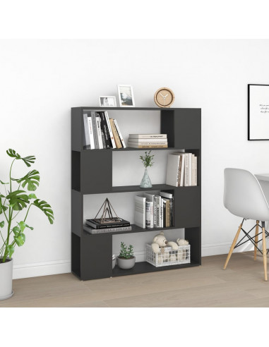 Libreria/Divisorio Grigio 100x24x124 cm