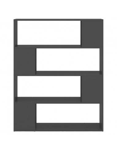 Libreria/Divisorio Grigio 100x24x124 cm