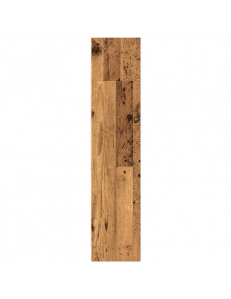 Libreria Legno Antico 80x24x109 cm in Legno Multistrato