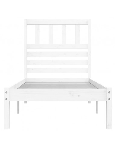 Giroletto Bianco 75x190 cm Small Single Legno Massello di Pino