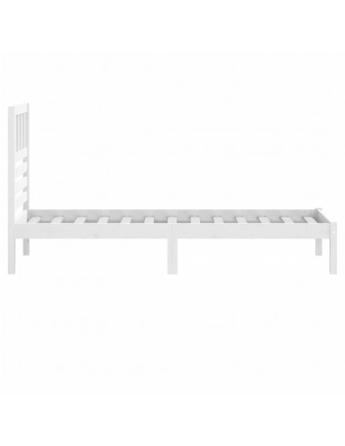 Giroletto Bianco 75x190 cm Small Single Legno Massello di Pino