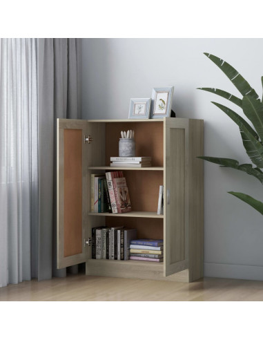 Libreria Rovere Sonoma 82,5x30,5x115 cm in Legno Multistrato