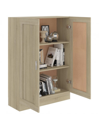 Libreria Rovere Sonoma 82,5x30,5x115 cm in Legno Multistrato