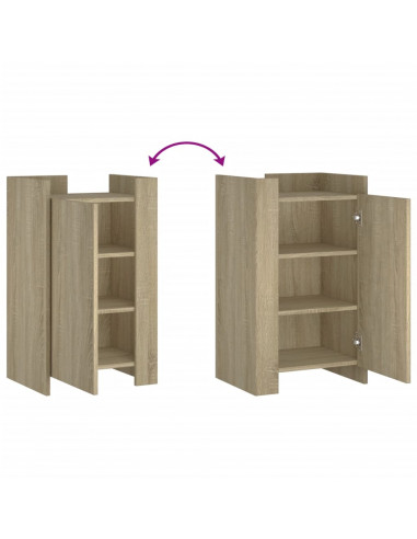 Credenza Rovere Sonoma 45x35x75 cm in Legno Multistrato