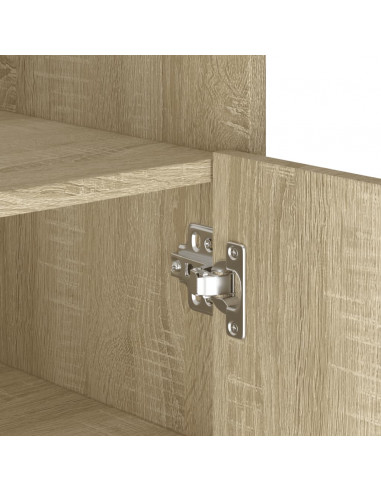 Credenza Rovere Sonoma 45x35x75 cm in Legno Multistrato