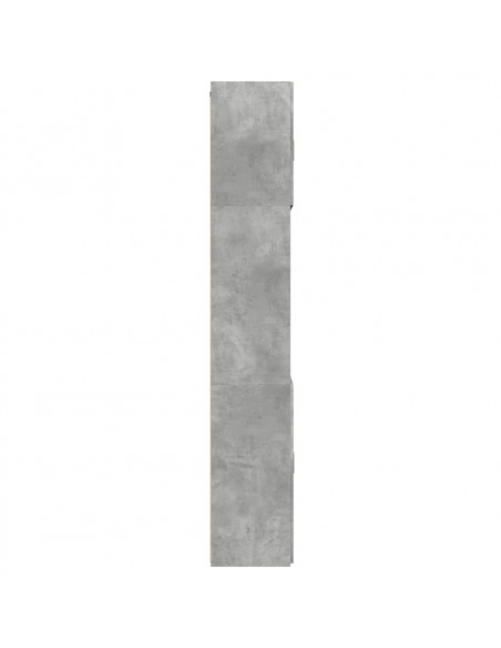 Credenza Grigio Cemento 80x42,5x249 cm in Legno Multistrato