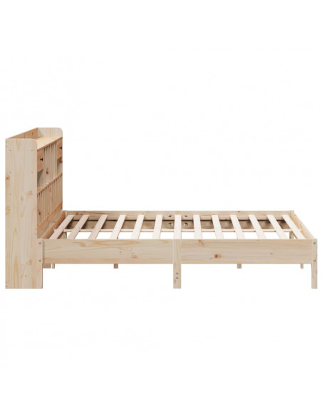 Letto Libreria senza Materasso 180x200 cm in Legno di Pino
