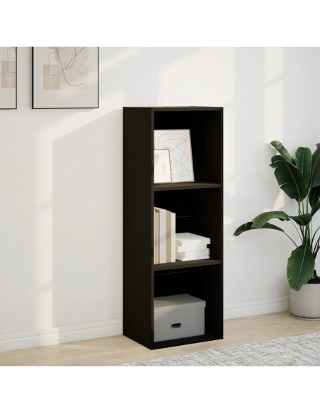 Libreria Nera 40x30x114 cm in Legno Multistrato
