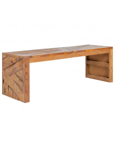 Mobile Porta TV 110x60x38 cm in Legno Massello di Teak