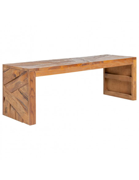 Mobile Porta TV 110x60x38 cm in Legno Massello di Teak