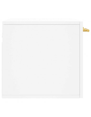 Mobile a Parete Bianco 60x36,5x35 cm in Legno Multistrato