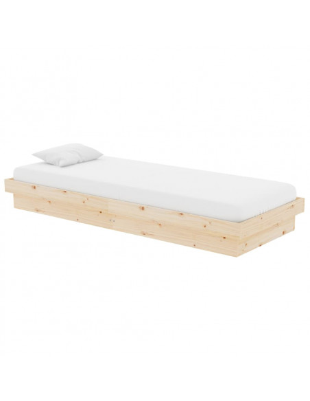 Giroletto in Legno Massello 75x190 cm Small Single