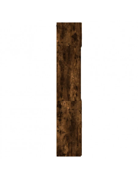 Armadietto Rovere Fumo 80x42,5x225 cm in Truciolato