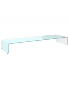 Supporto TV / Rialzo Monitor in Vetro Verde 100x30x13 cm 2