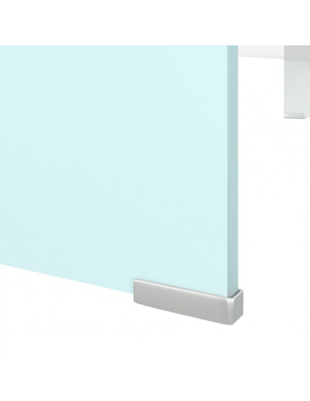 Supporto TV / Rialzo Monitor in Vetro Verde 100x30x13 cm
