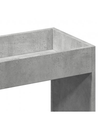 Credenza Grigio Cemento 63x33x180 cm in Truciolato