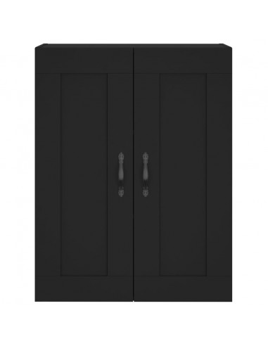 Mobile a Parete Nero 69,5x34,90 cm in Legno Multistrato