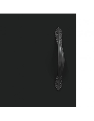 Mobile a Parete Nero 69,5x34,90 cm in Legno Multistrato