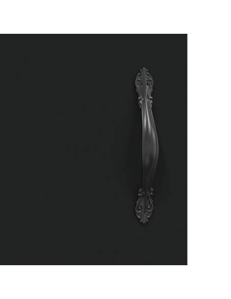 Mobile a Parete Nero 69,5x34,90 cm in Legno Multistrato