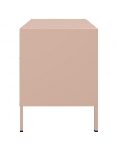 Mobile TV Rosa 68x39x50,5 cm in Acciaio