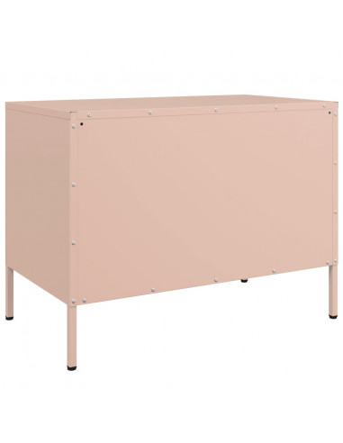 Mobile TV Rosa 68x39x50,5 cm in Acciaio