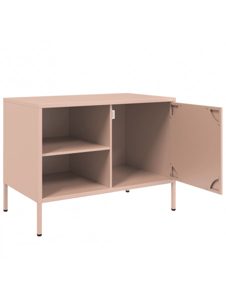 Mobile TV Rosa 68x39x50,5 cm in Acciaio