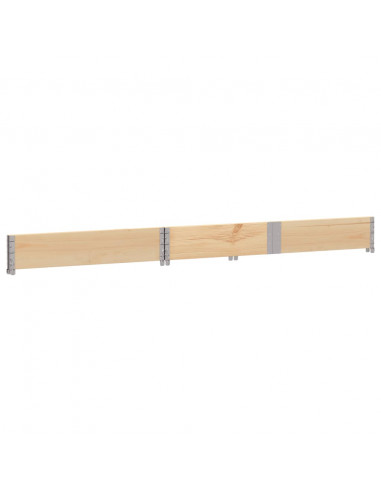 Paretale per Pallet 150x100 cm in Legno Massello di Pino
