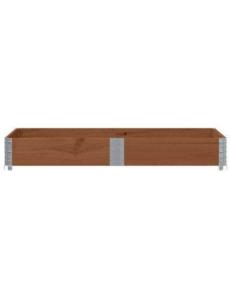 Paretale per Pallet Marrone 150x100cm in Legno Massello di Pino