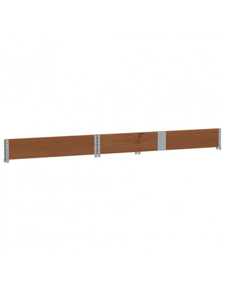 Paretale per Pallet Marrone 150x100cm in Legno Massello di Pino