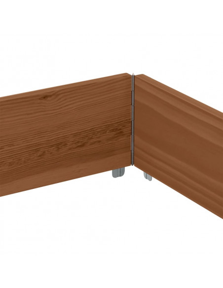 Paretale per Pallet Marrone 150x100cm in Legno Massello di Pino
