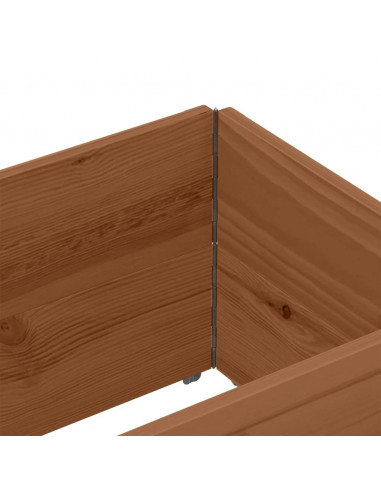 Paretali per Pallet 2pz Marroni 150x50cm Legno Massello di Pino