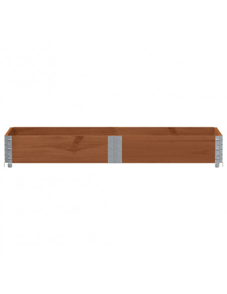 Paretale per Pallet Marrone 150x50cm in Legno Massello di Pino