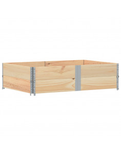Paretali per Pallet 2 pz 150x100 cm in Legno Massello di Pino 2
