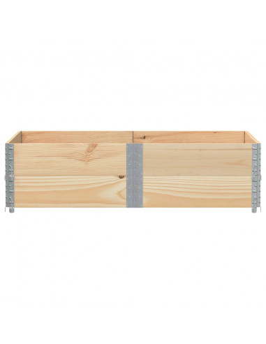 Paretali per Pallet 2 pz 150x100 cm in Legno Massello di Pino