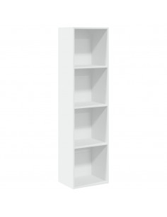 Libreria Bianca 40x30x152 cm in Legno Multistrato 2