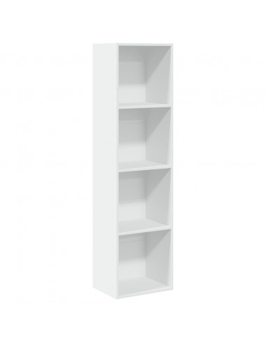 Libreria Bianca 40x30x152 cm in Legno Multistrato