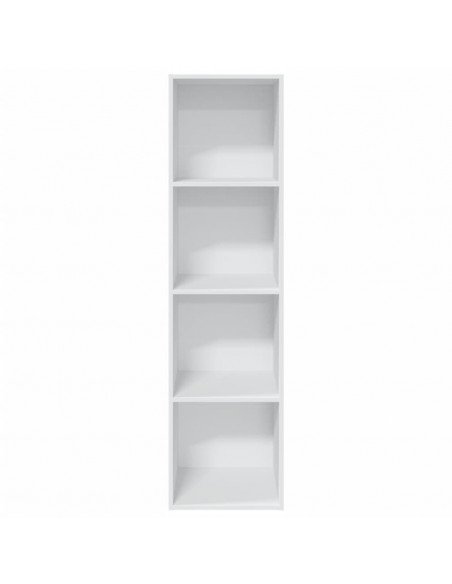 Libreria Bianca 40x30x152 cm in Legno Multistrato