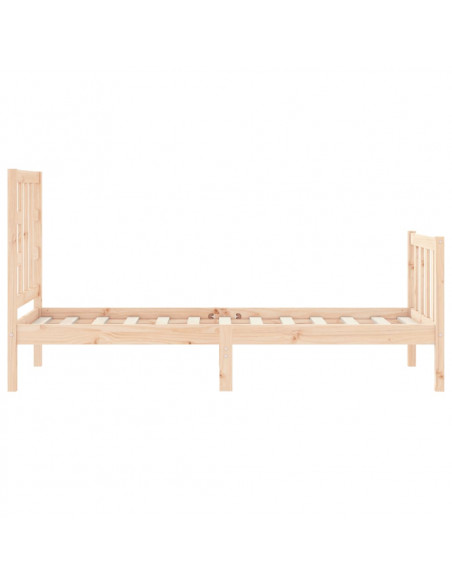 Giroletto con Testiera Small Single in Legno Massello