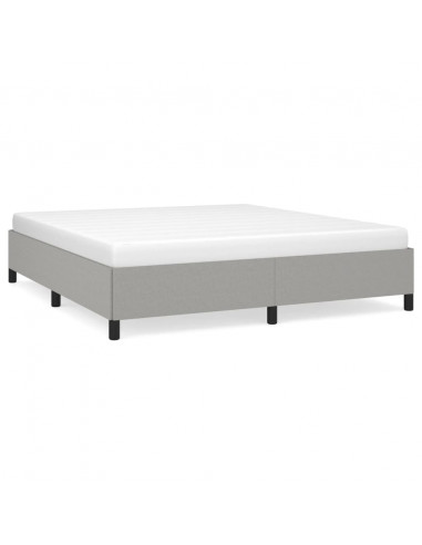 Giroletto Grigio Chiaro 180x200 cm Super King in Tessuto