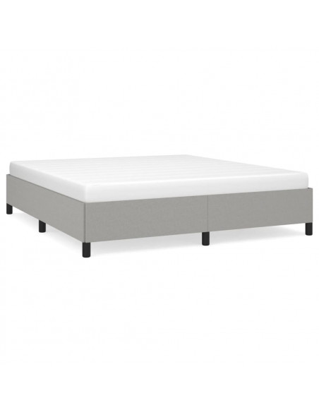 Giroletto Grigio Chiaro 180x200 cm Super King in Tessuto