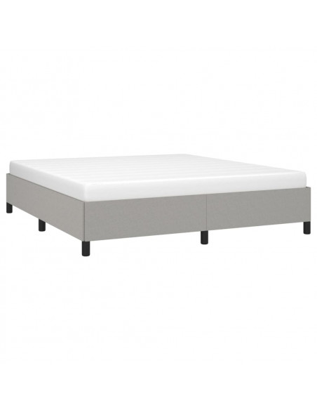 Giroletto Grigio Chiaro 180x200 cm Super King in Tessuto