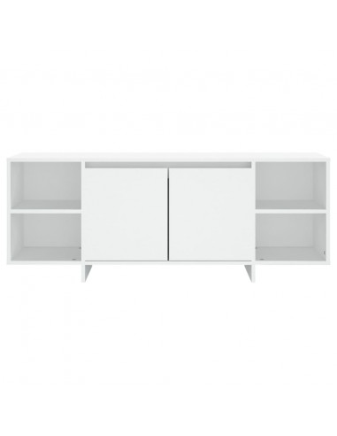 Mobile Porta TV Bianco 130x35x50 cm in Truciolato