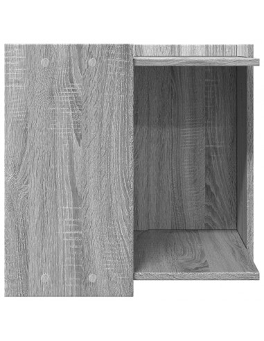 Recinto Lettiera Gatti Grigio Sonoma 53x53x51 cm in Truciolato