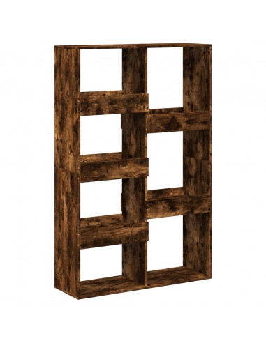 Libreria Rovere Fumo 100x33x155,5 cm in Legno Multistrato