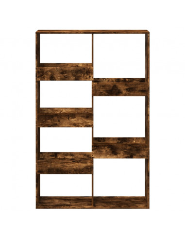 Libreria Rovere Fumo 100x33x155,5 cm in Legno Multistrato