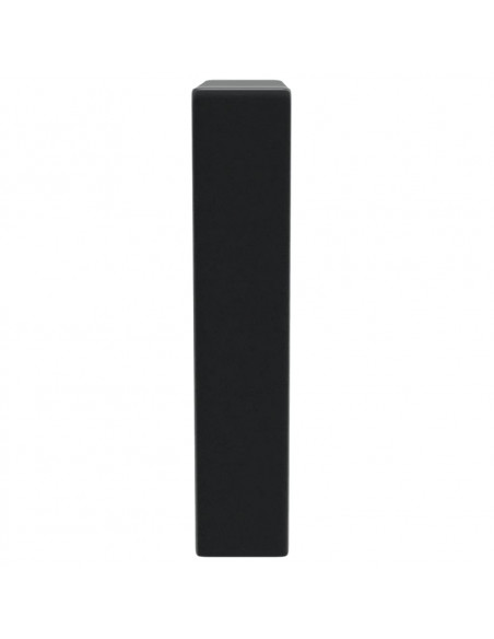 Reggimensole per Lavabo 2 pz Nere Trapezio in Acciaio