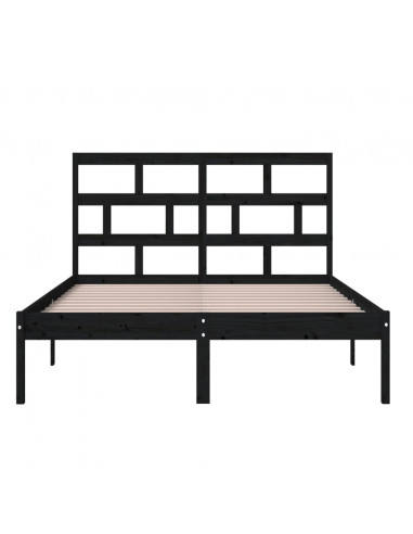 Giroletto Nero 150x200 cm King in Legno Massello