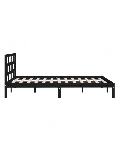 Giroletto Nero 150x200 cm King in Legno Massello